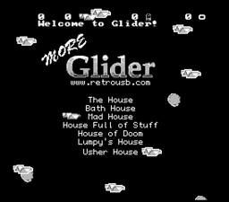More Glider (Homebrew) — Title screen